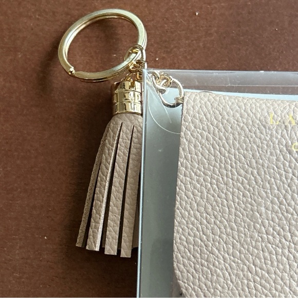 Lark and Ives Collectibles Lavender Fog Tassled Card Holder - Picture 4 of 6